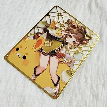 Amazon.co.jp: ヨォーヨ 金属カード カード 美少女 トレカ by